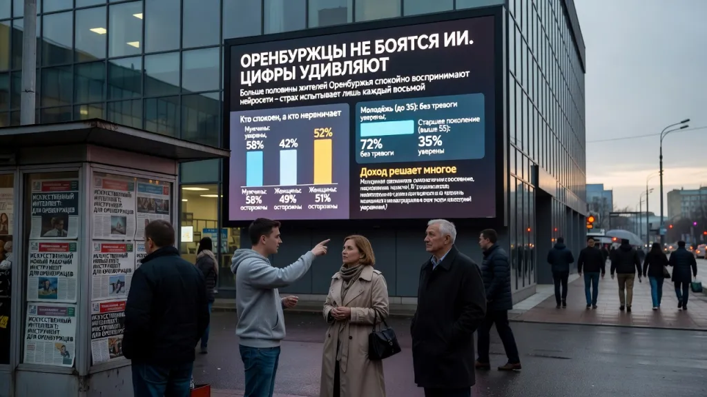 Оренбуржцы не боятся ИИ. Цифры удивляют